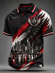 Herren-Eintracht-Frankfurt-Shirt mit kurzen Ärmeln