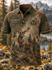 Herren-Hemd mit Kurzärmeln für die deutsche Jagdsaison