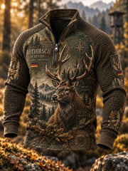 Langarm-T-Shirt der deutschen Jagd saison für Männer