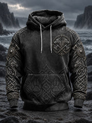Herren Viking Bedruckter Hoodie