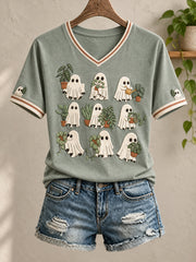 Damen-T-Shirt mit Pflanzen-Liebhaber-Print