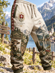 Herren Österreich ische Alpen Freizeit-Jogging hose Hosen