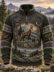 Herren-Sweatshirt mit Fleece ausgekleidet für deutsche Jagd saison