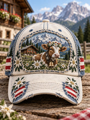 Unisex-Mütze mit österreichischen Alpen