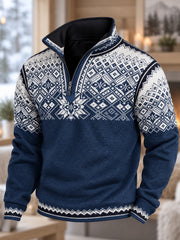 HoodieZip-Up Hoodie für Herren nordisch Norwegen