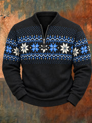 Herren-Sweatshirt mit nordischer norwegischer Kunst-Print