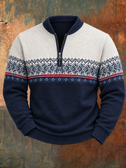 Herren-Sweatshirt mit nordischer norwegischer Kunst-Print