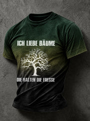 Lustiges T-Shirt mit Slogan-Druck für Männer