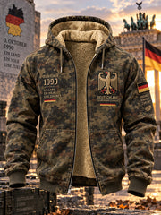 Kommunikations-Hoodie mit grafischem Motiv zum Tag der Einheit der Männer