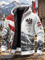Kapuzenpullover mit grafischem Print zur Feier des Nationalfeiertags der Männer