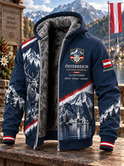 Kapuzenpullover mit grafischem Print zur Feier des Nationalfeiertags der Männer