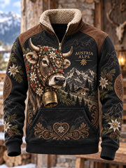 Herren-T-Shirt mit langen Ärmeln, Österreichische Alpen