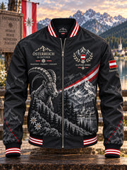 Herren-Jacke mit Langarm und Nationalfeiertagsmotiv