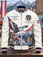 Herren-Jacke mit Langarm und Nationalfeiertagsmotiv