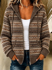 Kuscheliger Strickhoodie für Damen