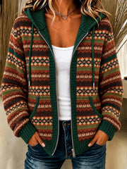 Kuscheliger Strickhoodie für Damen