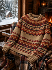 Bequemer Strickpullover für Herren