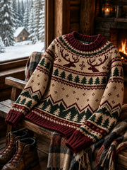 Bequemer Strickpullover für Herren