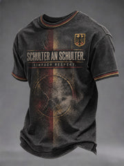 Herren-T-Shirt mit Deutschland-Volkstrauertag-Print