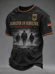 Herren-T-Shirt mit Deutschland-Volkstrauertag-Print
