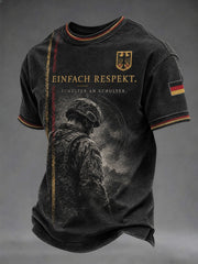 Herren-T-Shirt mit Deutschland-Volkstrauertag-Print