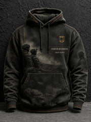 Herren Deutschland Volkstrauertag Tag bedruckte Kapuzenjacke