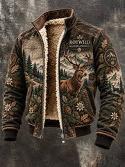 Herren-Jacke mit Fleecefutter und Reißverschluss für die deutsche Jagdsaison