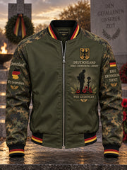 Herren Veteran Memorial Grafik Print Jacke
