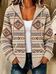 Kuscheliger Strickhoodie für Damen