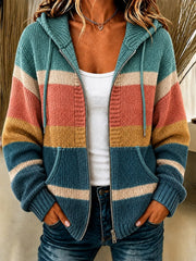 Kuscheliger Strickhoodie für Damen