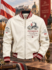 Herren-Jacke mit Gedenkdruck zum Nationalfeiertag