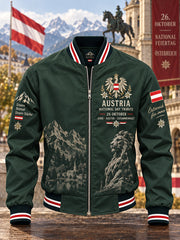 Herren-Jacke mit Gedenkdruck zum Nationalfeiertag