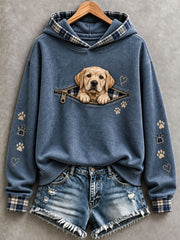 Frauen Lustiger Golden Retriever Hoodie