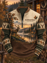 Herren-Herbstjacke mit langen Ärmeln für die Jagdsaison