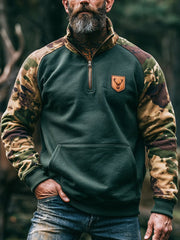 Herren-Kapuzen pullover mit Reiß verschluss für Herren