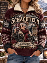 Frauen humorvoller Slogan bedrucktes lässiges Top