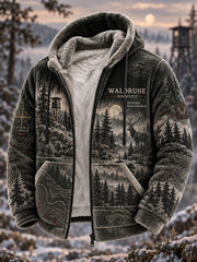 Herren-Jagdjacke mit Fleecefutter und Kapuze für die deutsche Jagdsaison
