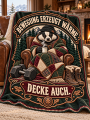Humorvolle Slogan Flanell decke
