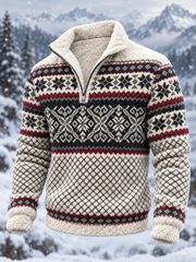 Norwegisch-Flanell-Sweatshirt für Männer