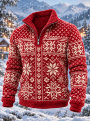 Norwegisches Flanell-Sweatshirt für Herren