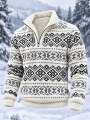Norwegisches Flanell-Sweatshirt für Herren