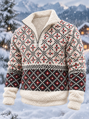 Norwegisches Flanell-Sweatshirt für Herren