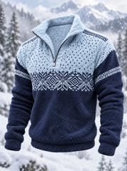 Norwegisches Flanell-Sweatshirt für Herren