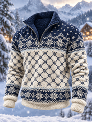 Norwegisches Flanell-Sweatshirt für Herren
