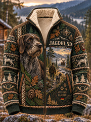 Herren-Jagdjacke aus Komposit-Fleece für die deutsche Jagdsaison