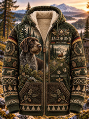Herren Deutsche Jagd saison Flanell Kapuzen jacke