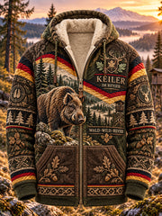Herren-Flanellkapuzenjacke für die deutsche Jagdsaison
