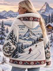 Damen Schweiz Flanell jacke