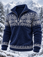 Norwegisches Flanell-Sweatshirt für Herren