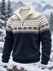 Norwegisches Flanell-Sweatshirt für Herren